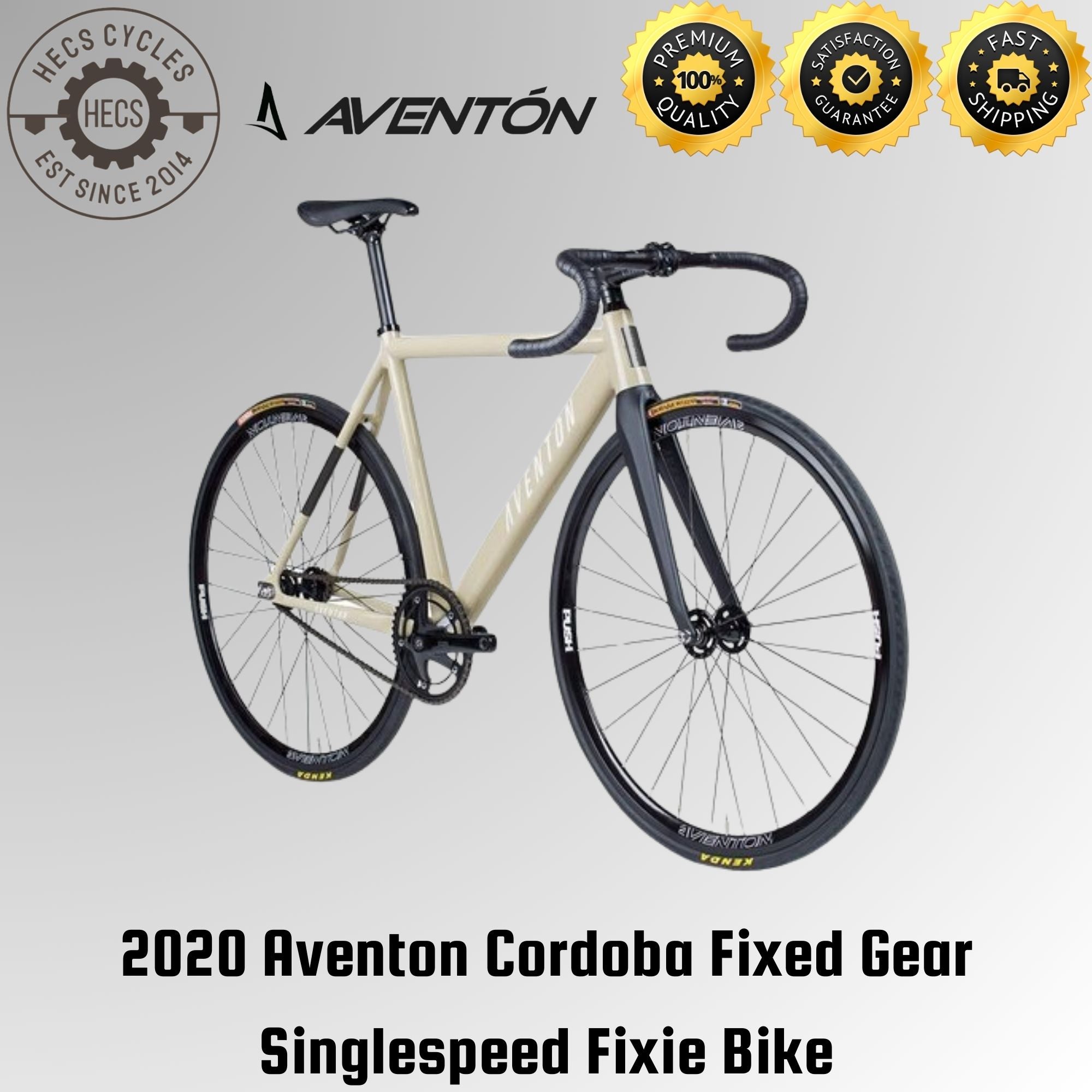 2020 Aventon Cordoba Fixed Gear Singlespeed Fixie Full Bike – HECS Cycles