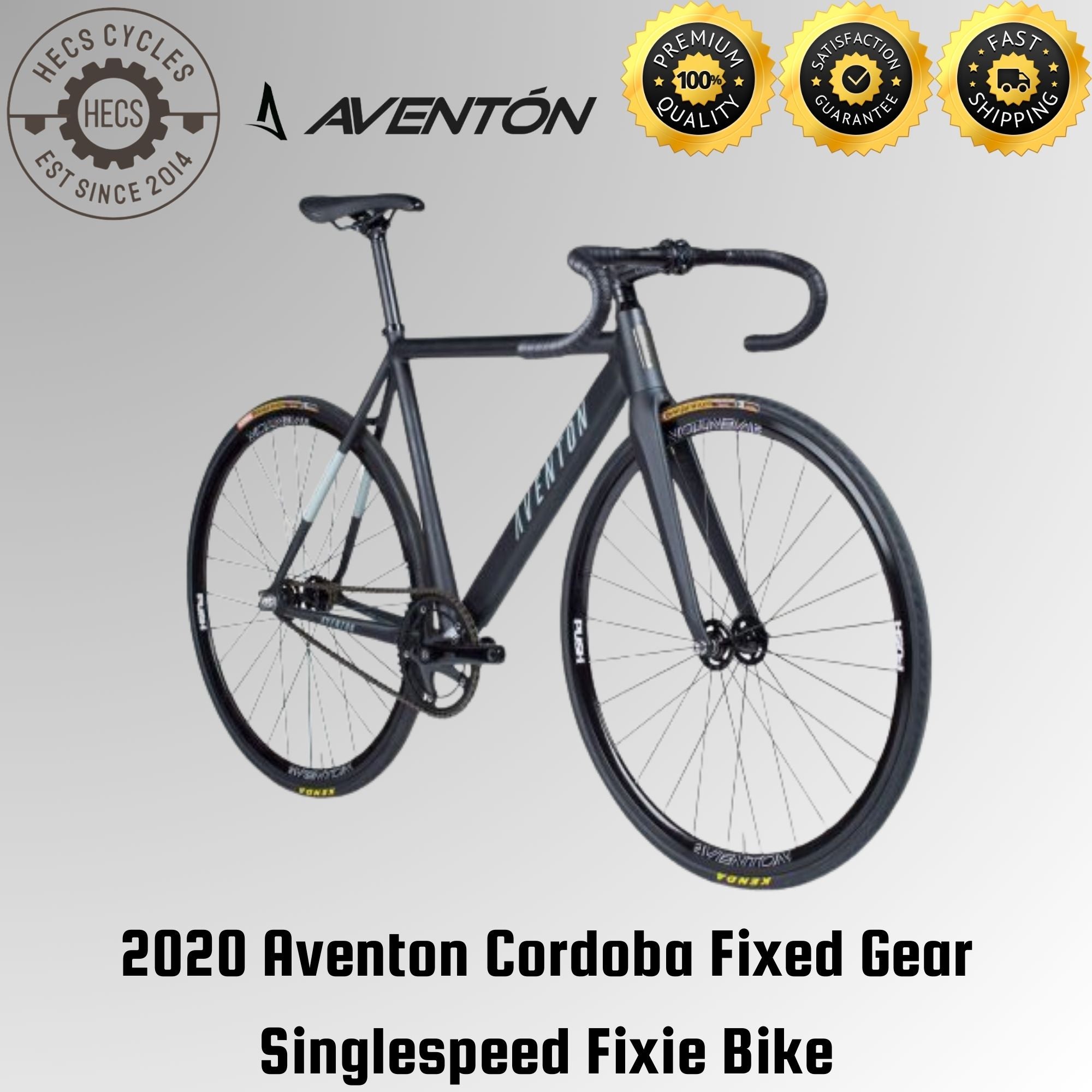 2020 Aventon Cordoba Fixed Gear Singlespeed Fixie Full Bike – HECS Cycles