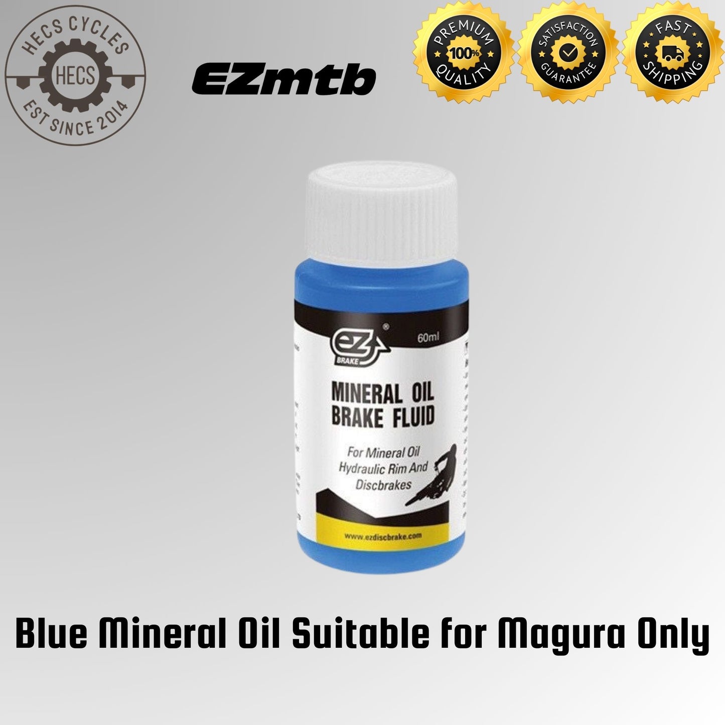 EZMTB Bicycle Brake Fluid Bike Mineral Oil DOT Hydraulic Brake Fluid