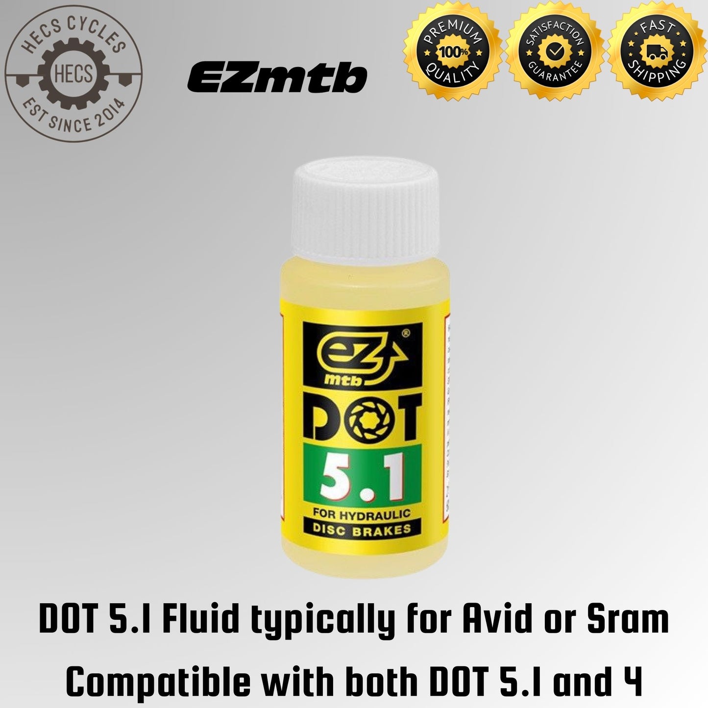 EZMTB Bicycle Brake Fluid Bike Mineral Oil DOT Hydraulic Brake Fluid