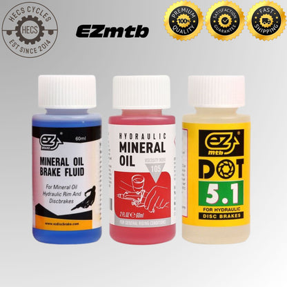 EZMTB Bicycle Brake Fluid Bike Mineral Oil DOT Hydraulic Brake Fluid