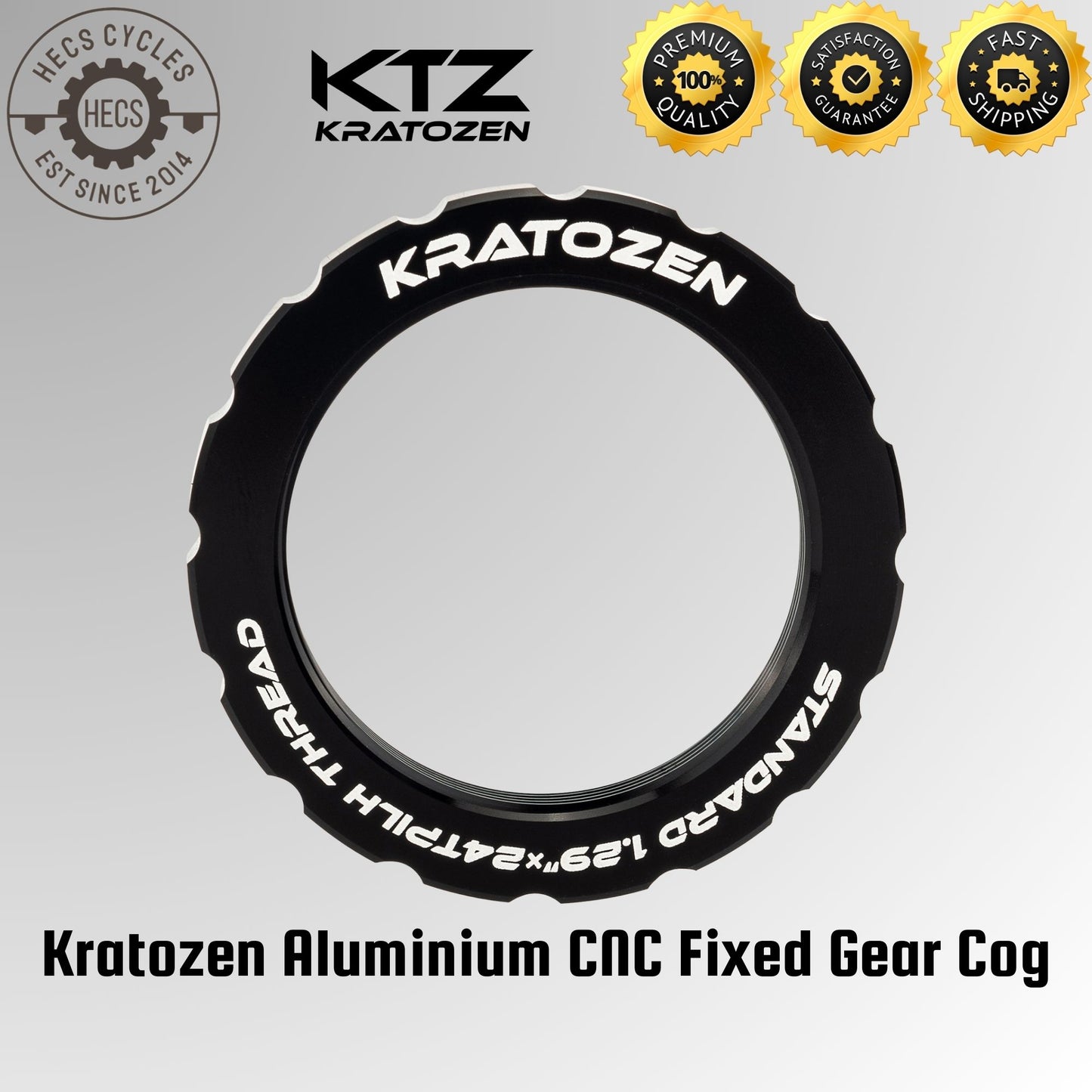 Kratozen Aluminium CNC Fixed Gear Cog