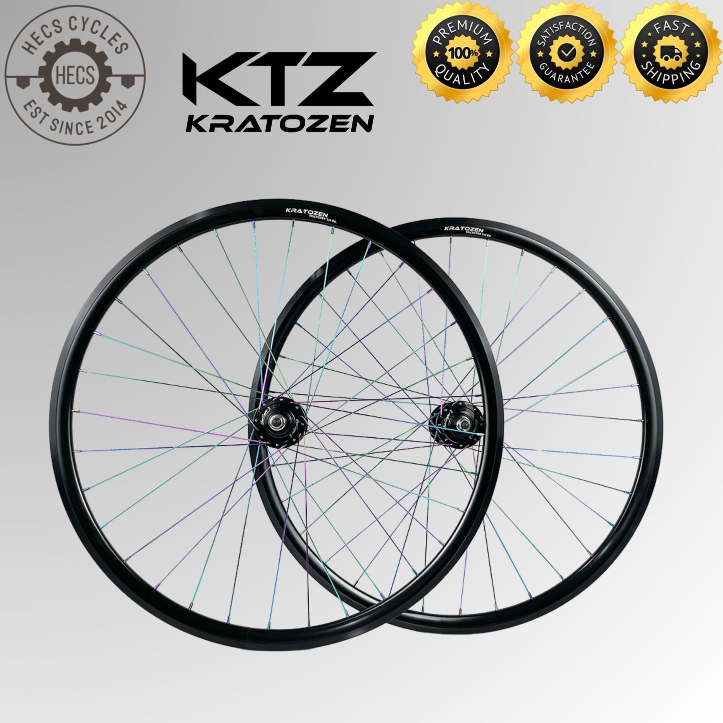 Kratozen Trickster 1st Edition Fixed Gear Fixie Wheelset