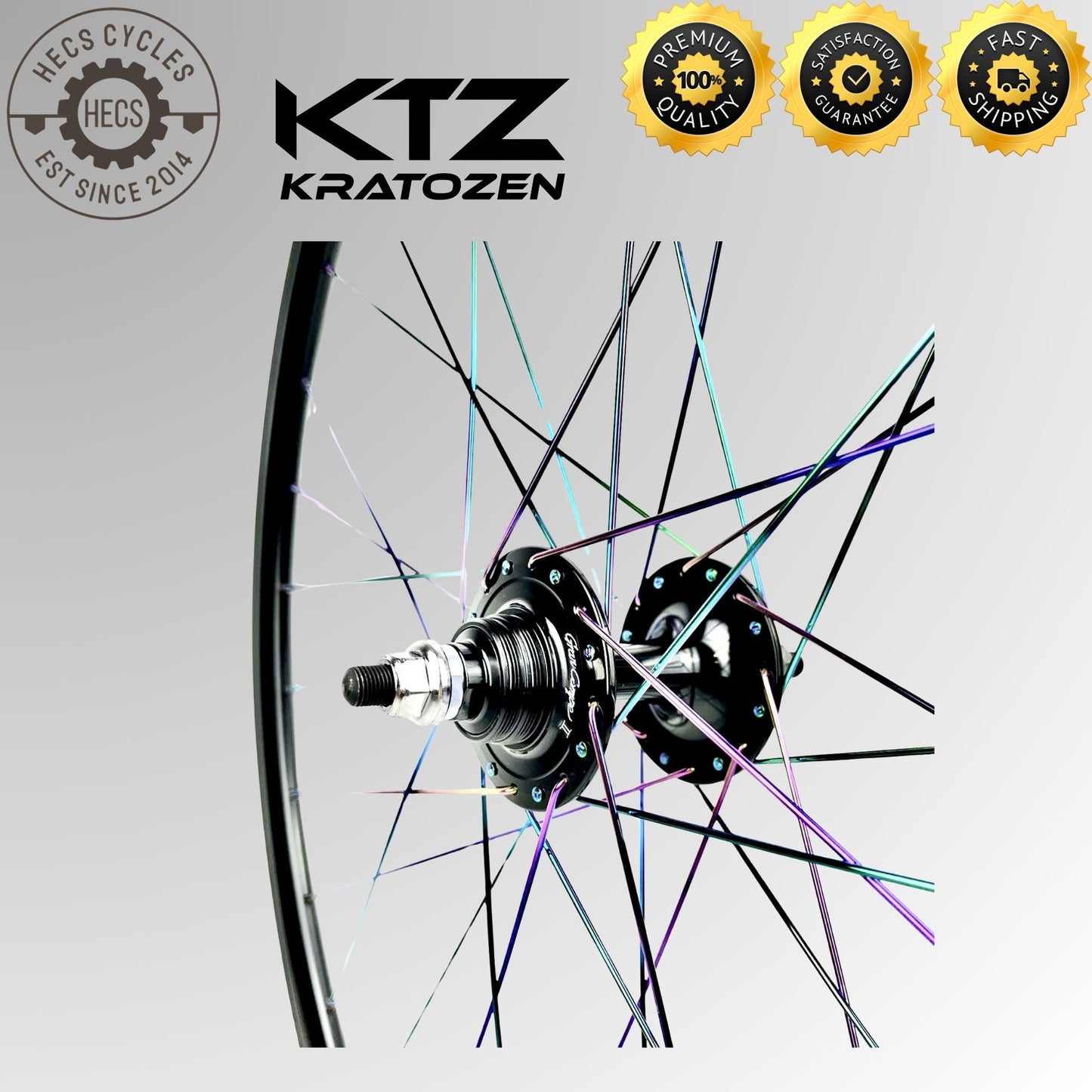 Kratozen Trickster 1st Edition Fixed Gear Fixie Wheelset