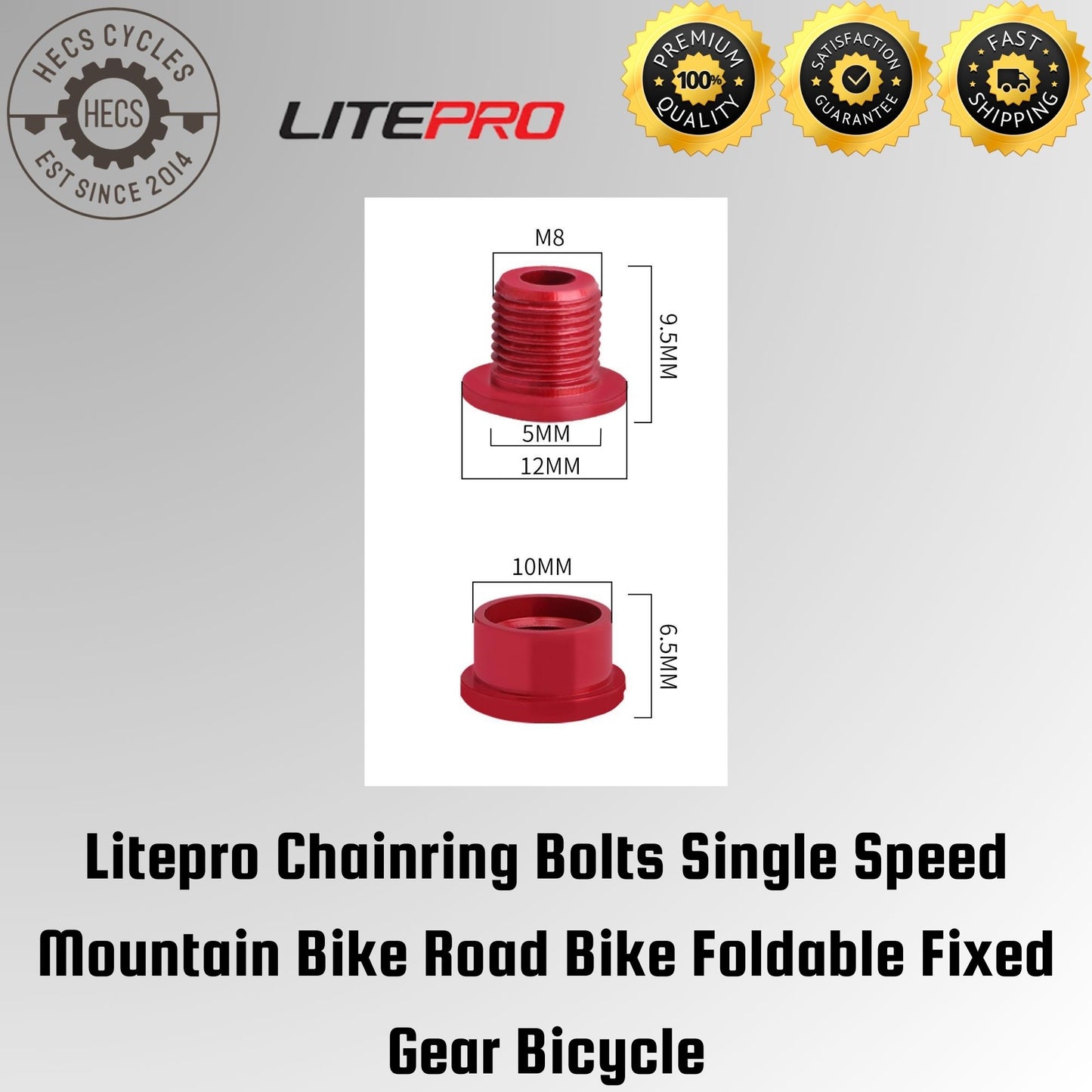 Litepro Chainring Bolts Single Speed Mountain Bike Road Bike Foldable Fixed Gear Bicycle