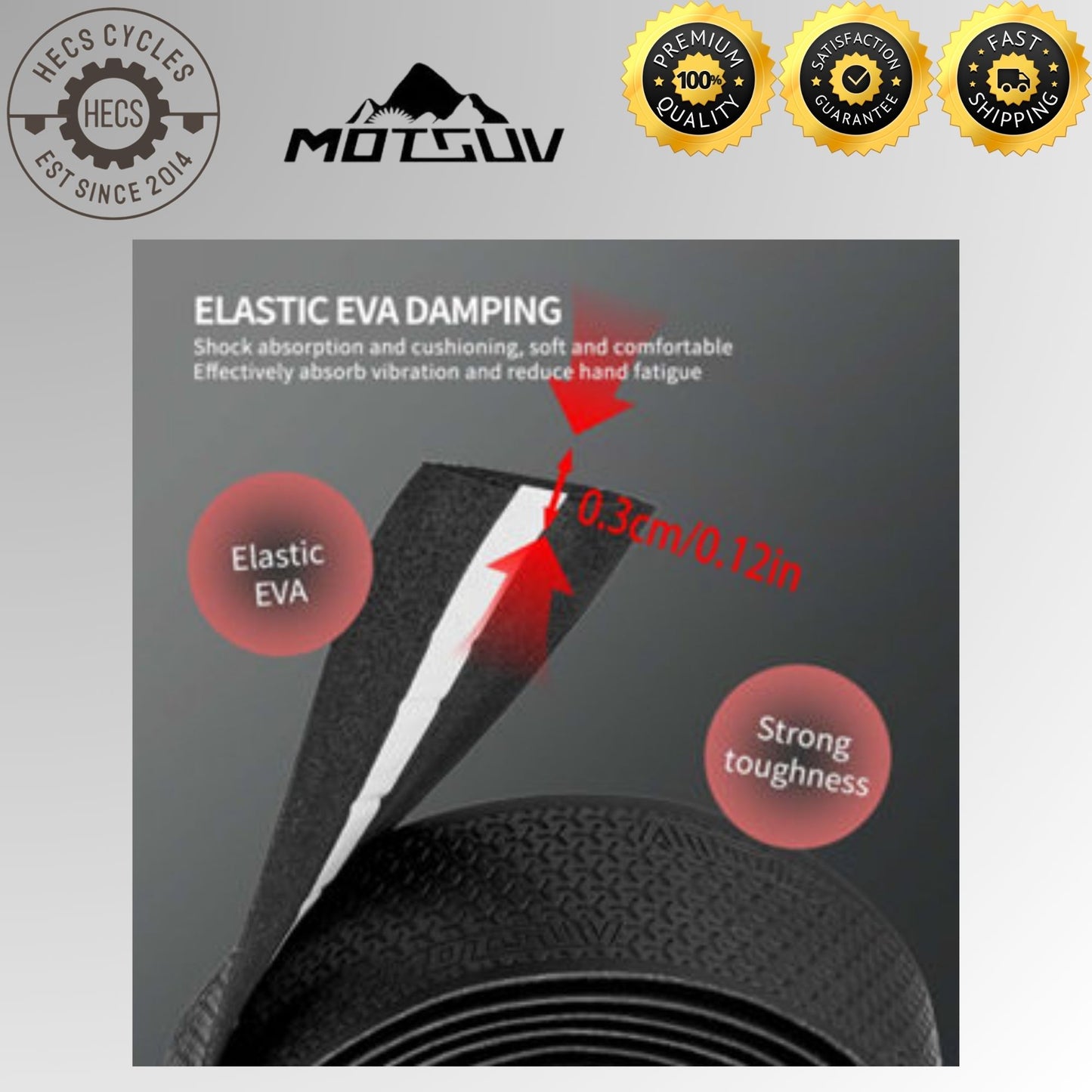 MOTSUV Bike Handlebar Tape Anti-Slip Shockproof Bartape