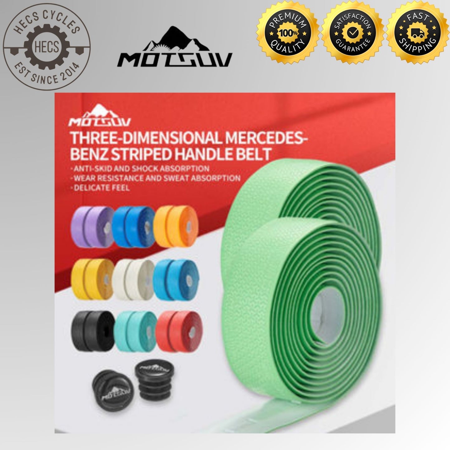 MOTSUV Bike Handlebar Tape Anti-Slip Shockproof Bartape