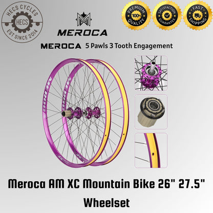 Meroca AM XC Mountain Bike 26" 27.5" Wheelset