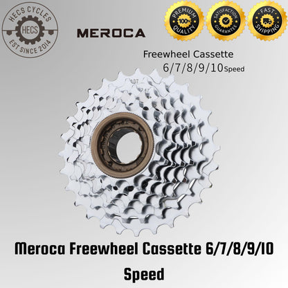 Meroca Freewheel Cassette 6/7/8/9/10 Speed