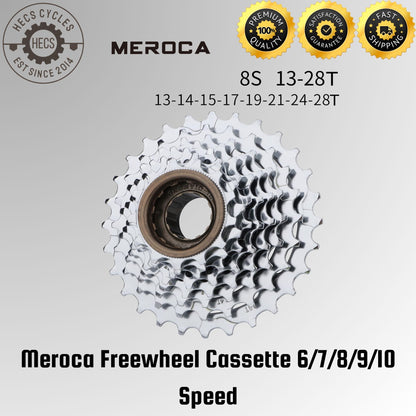 Meroca Freewheel Cassette 6/7/8/9/10 Speed