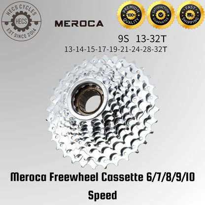 Meroca Freewheel Cassette 6/7/8/9/10 Speed