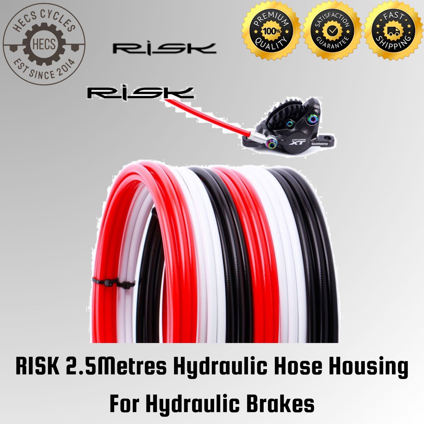 RISK 2.5Metres Hydraulic Hose Housing For Hydraulic Brakes