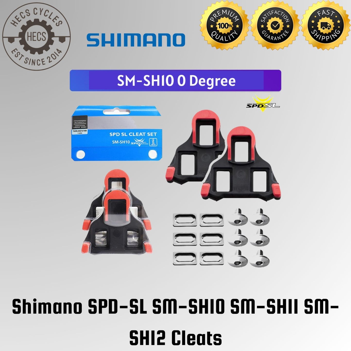 Shimano SPD-SL SM-SH10 SM-SH11 SM-SH12 Cleats