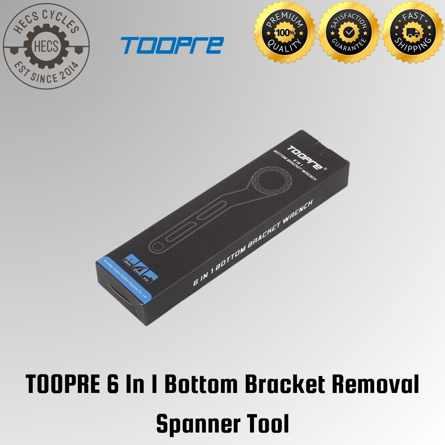 TOOPRE 6 In 1 Bottom Bracket Removal Spanner Tool