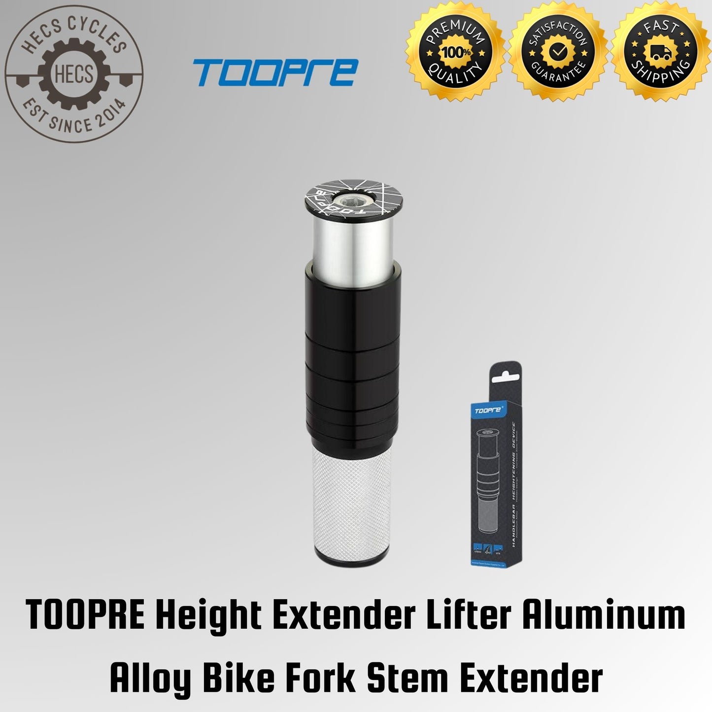 TOOPRE Height Extender Lifter Aluminum Alloy Bike Fork Stem Extender