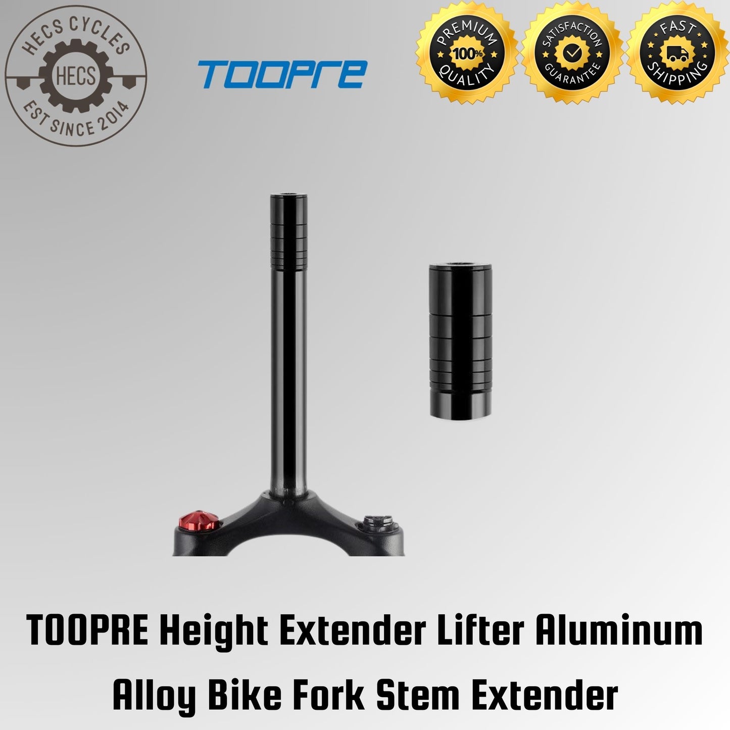 TOOPRE Height Extender Lifter Aluminum Alloy Bike Fork Stem Extender