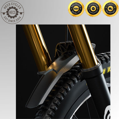 Universal Front and Rear Mountain Bike Mudguard - Hard Shell Simple Mud Protection with Personalized Riding Gear