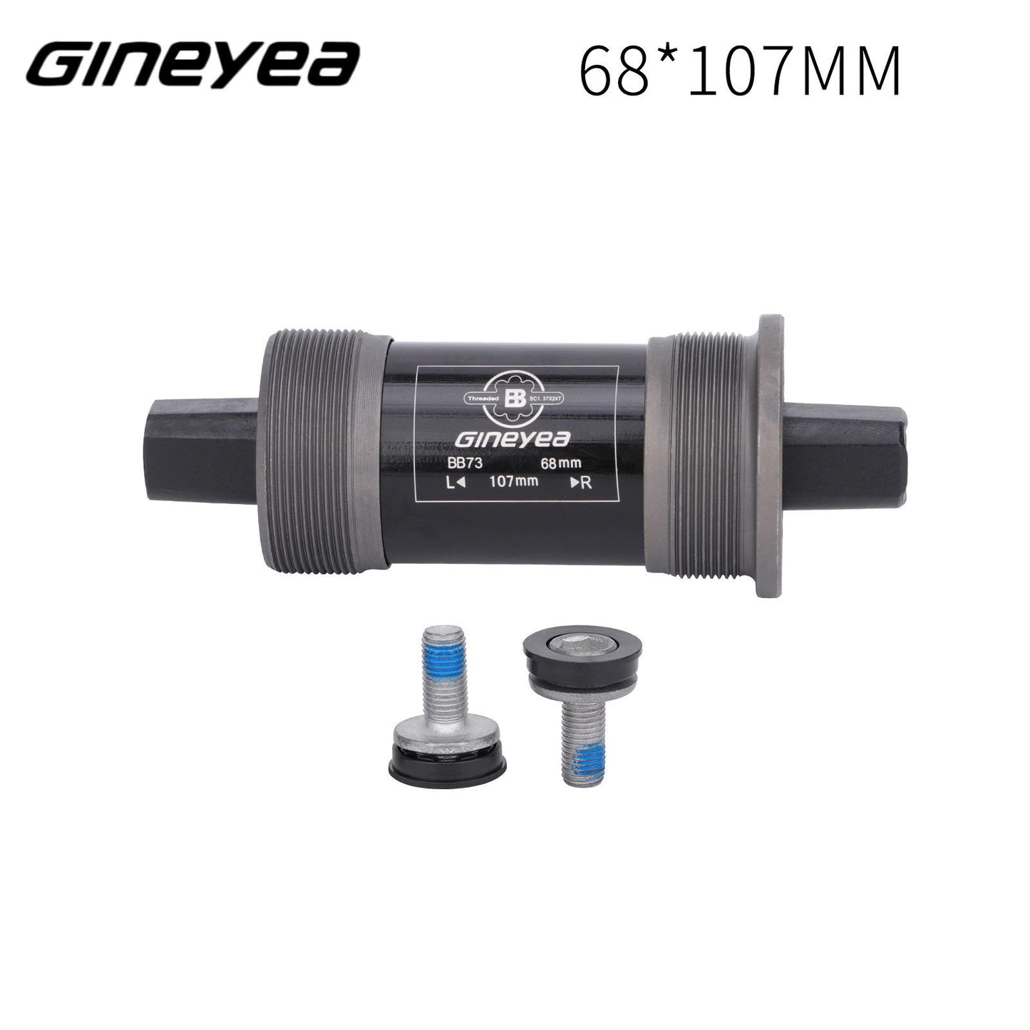 Gineyea Square Tapered Bottom Bracket 103/107/110.5/113/118/120/122.5/124.5/126mm