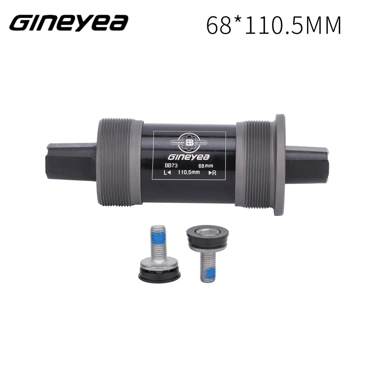 Gineyea Square Tapered Bottom Bracket 103/107/110.5/113/118/120/122.5/124.5/126mm