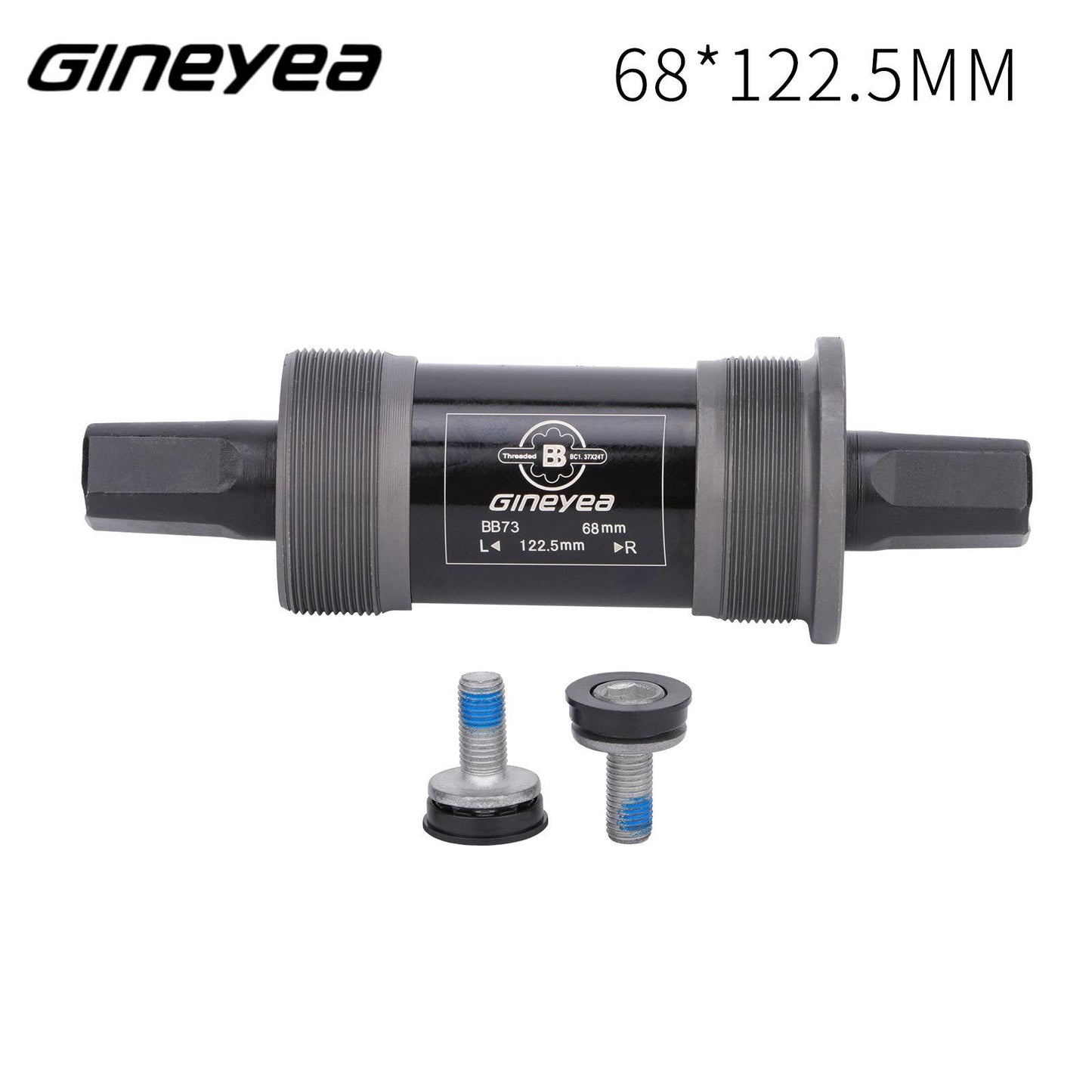 Gineyea Square Tapered Bottom Bracket 103/107/110.5/113/118/120/122.5/124.5/126mm