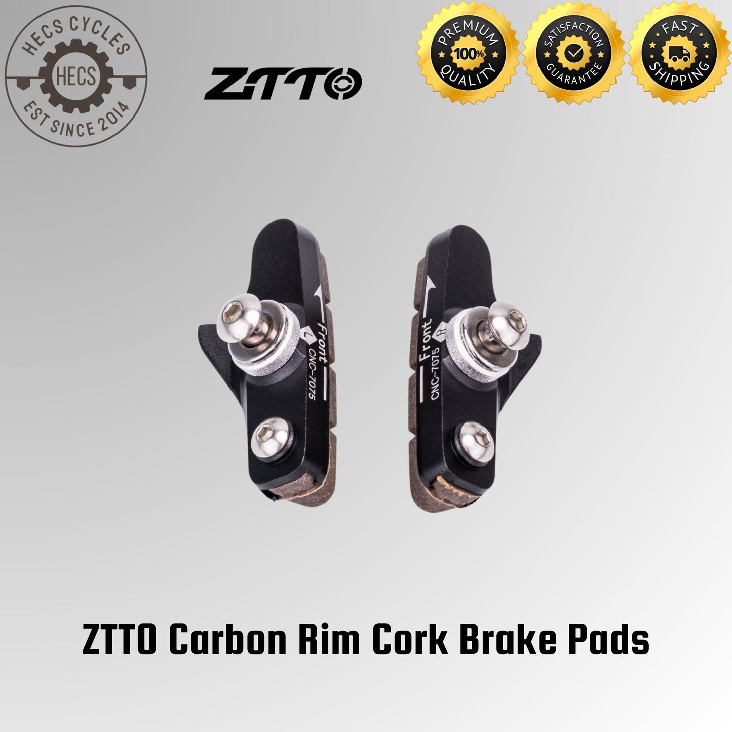 ZTTO Carbon Rim Cork Brake Pads