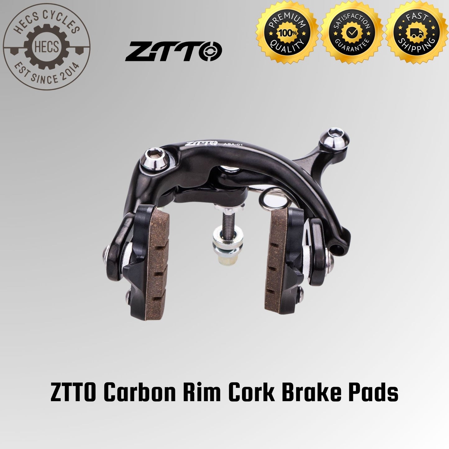 ZTTO Carbon Rim Cork Brake Pads