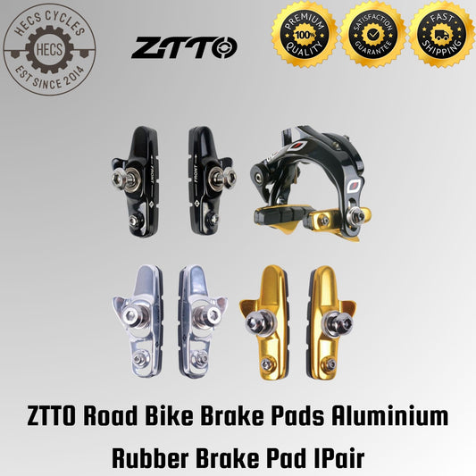 ZTTO Road Bike Brake Pads Aluminium Rubber Brake Pad 1Pair