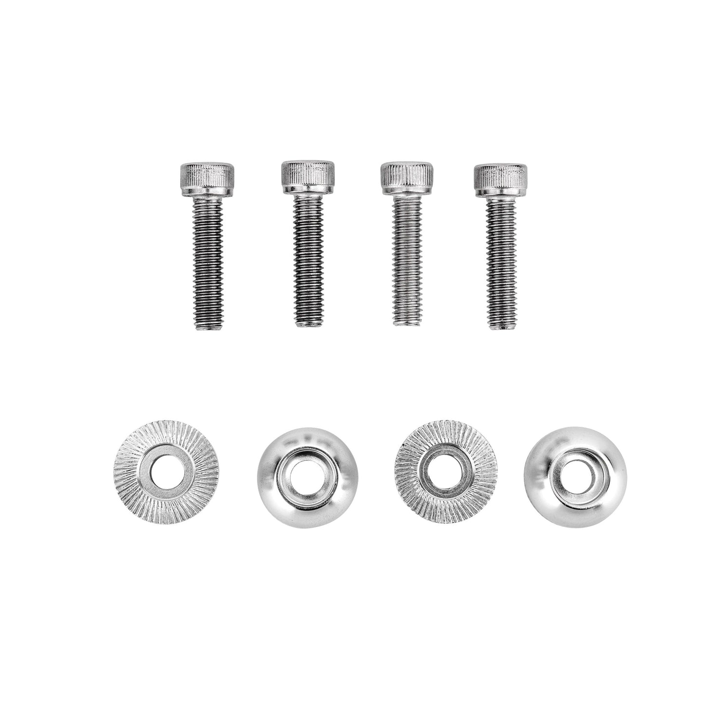 Kratozen Low Flange Silver Track Hub Set