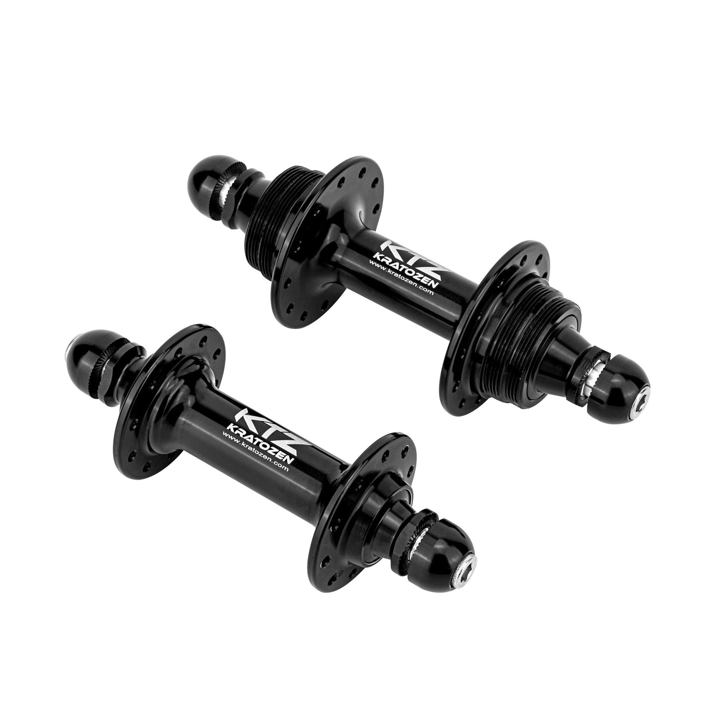 Kratozen Low Flange Black Track Hub Set